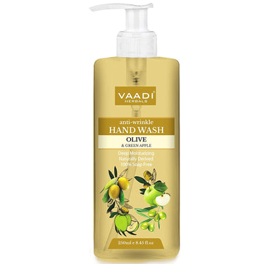 Vaadi Herbals Anti Wrinkle Olive and Green Apple Hand Wash - 250 ml